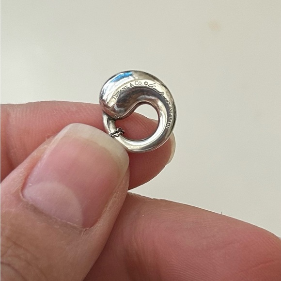 Tiffany & Co. Silver Necklace Elsa Peretti Eternal Circle Necklace - Picture 2 of 4